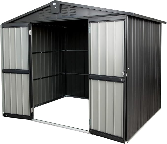 IKERY Galvanized Steel Storage Shed by IKERY