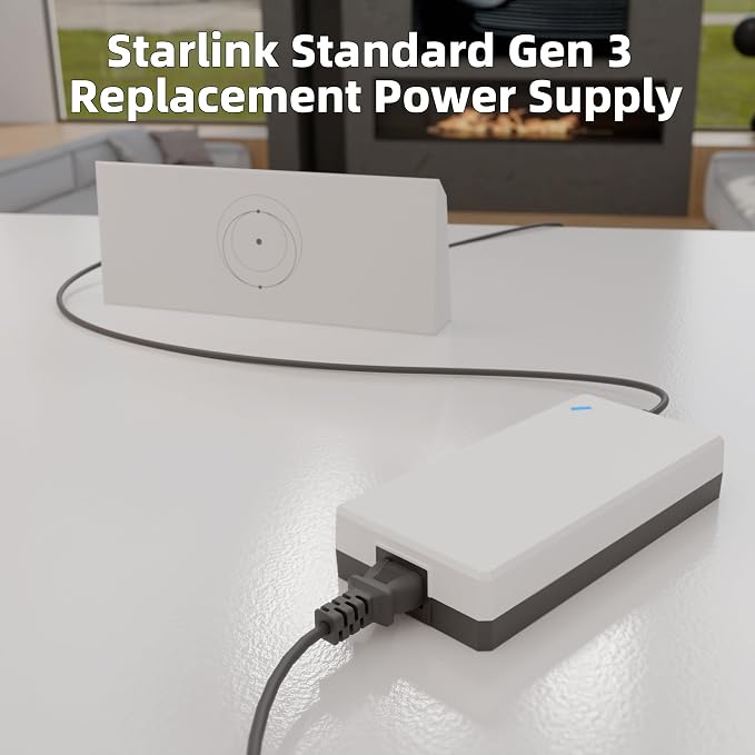 Starlink Gen 3 Power Supply, 195W AC to DC Charger - Image 2