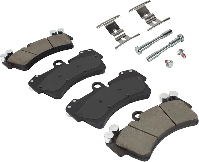 Premium Semi-Metallic Front Brake Pads Compatible - Image 2