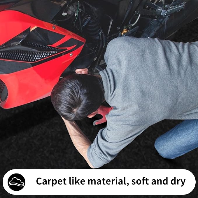 17' x 7'4" Oil Spill Mat, Garage Floor Mat, Premium Absorbent Oil Pad, - Image 7