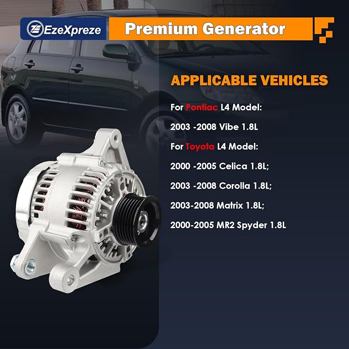 Ezexpreze L4 1.8L 13878N Alternator Replacement - Image 2