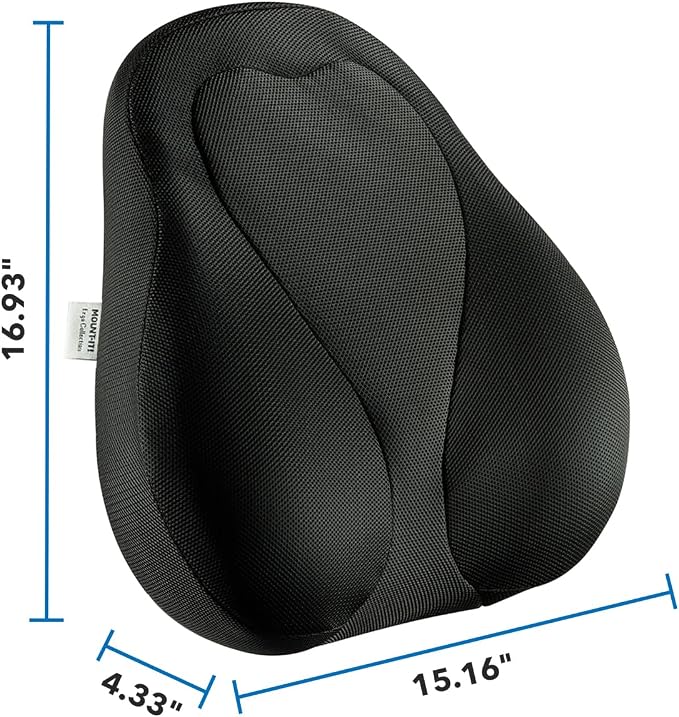 Mount-It! Office Chair Cushion, Lumbar Support Pillow - Image 8