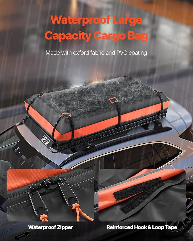 VEVOR Roof Rack Basket, Universal Rooftop Cargo Carrier - Image 5