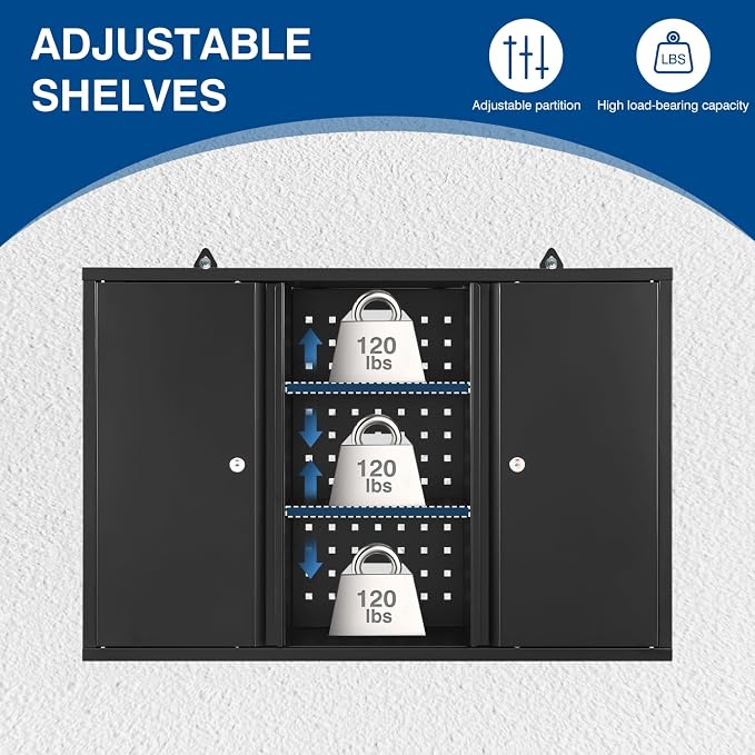 Metal Wall Cabinets for Storage - Image 6