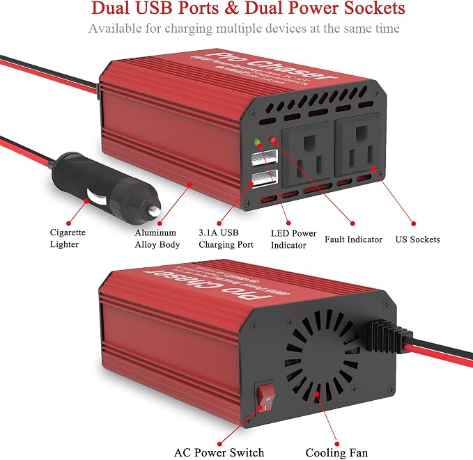 Pro Chaser 400W Power Inverters - Image 5