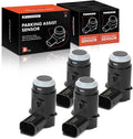 A-Premium 4-PC Rear PDC Reverse Backup Parking Aid Assist Sensor Compatible by A-Premium