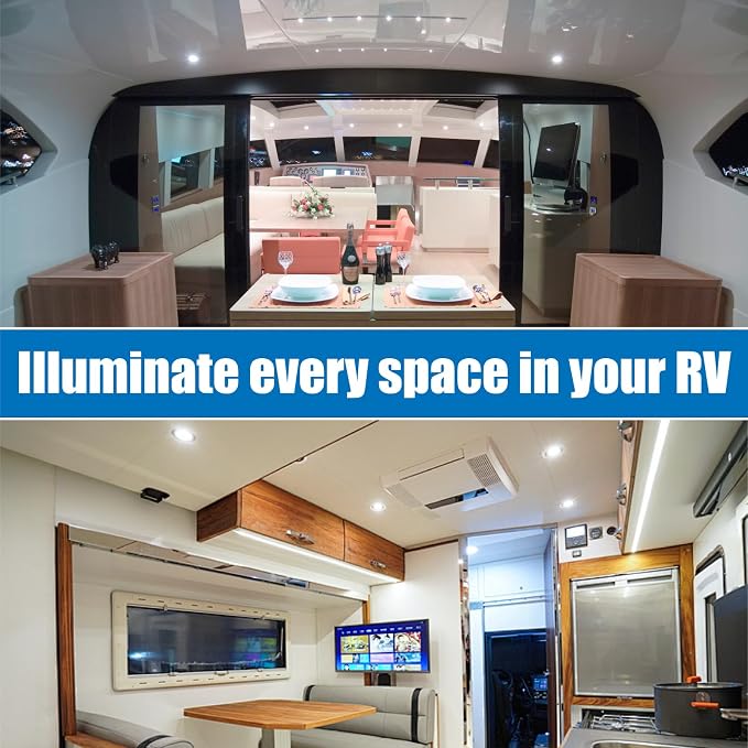 12 Volt 3 Inch Ultra Thin LED Recessed Ceiling Lights - Image 5