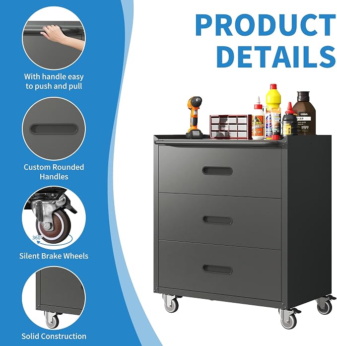 Metal Garage Storage Cabinet - Image 4