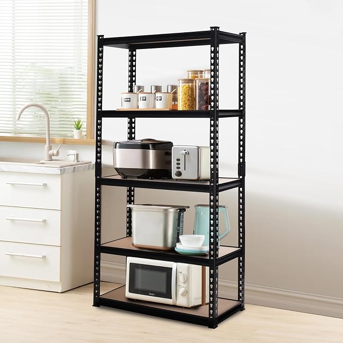 Garage Storage Shelves 35.43" W x 15.75" D x 72" H, 5 Tier Storage Rack - Image 5