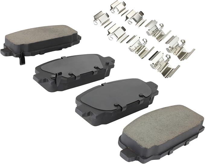 Premium Ceramic Rear Brake Pads Compatible - Image 2