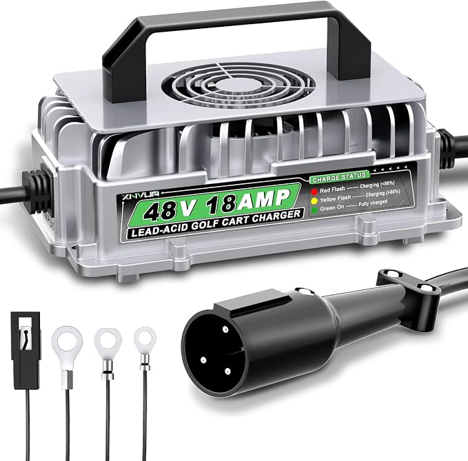 48 Volt 18 AMP Golf Cart Battery Charger by XnvuaLithiumBatteryCharger