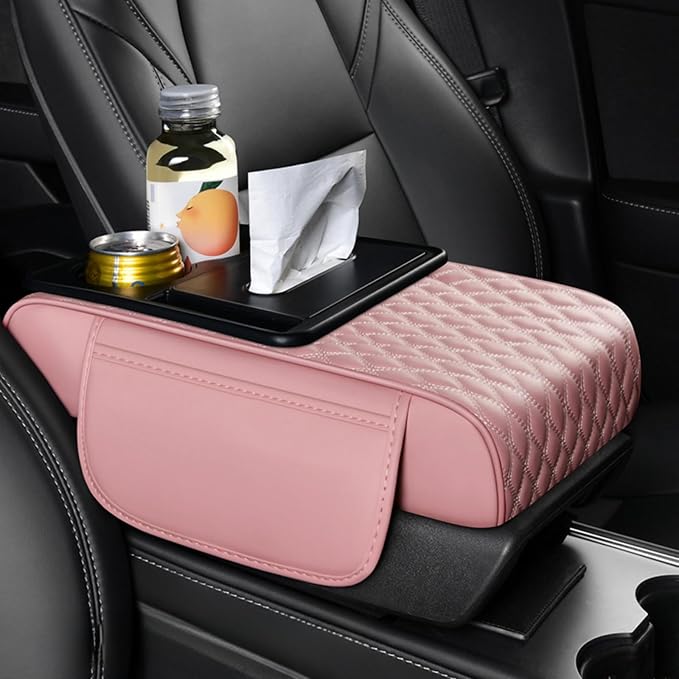 Center Console Cover Organizer, 5-In-1 Arm Rest Cover by STSoleMeT
