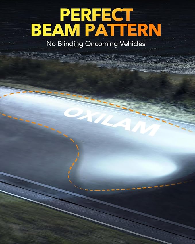 OXILAM HB2 9003 H4 LED Bulbs, 900% Ultra Bright, No Polarity, Plug-N-Play - Image 3