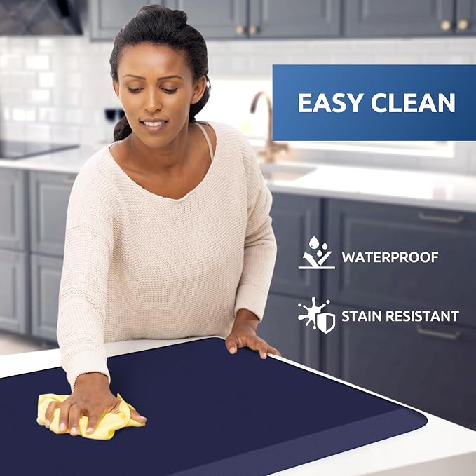 KitchenClouds Kitchen Mat Cushioned Anti Fatigue Rug 20"x39" Waterproof - Image 3