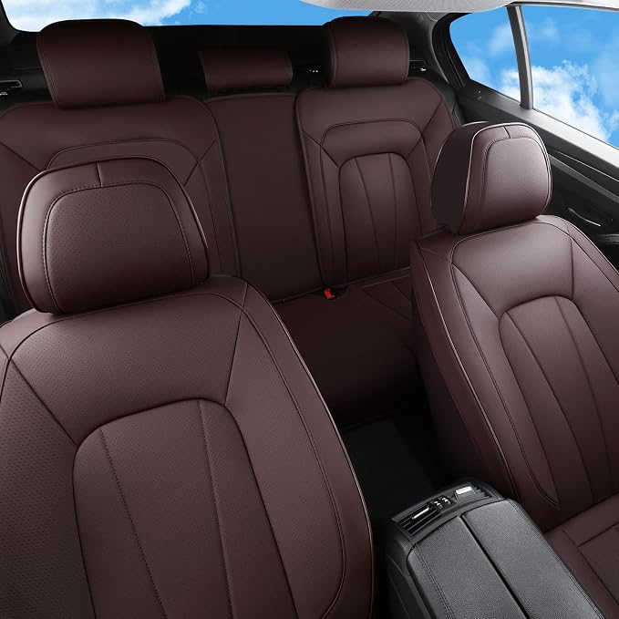 Leather Car Seat Covers, Sedans and Trucks, Waterproof and Breathable - Image 2