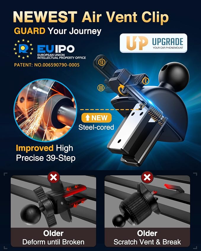 VANMASS Universal Car Phone Mount Dashboard Phone Holder, Handsfree Windshield - Image 8