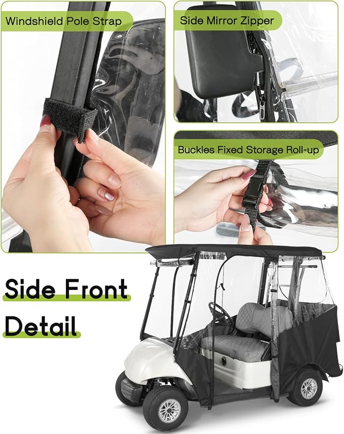 Golf Cart Enclosure 2 Passenger - Image 3