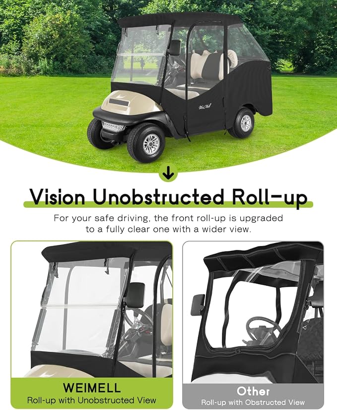 4 Passenger Golf Cart Enclosure - Image 6