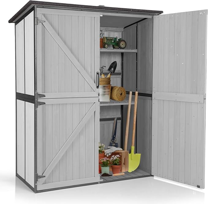Aivituvin Storage Shed Outdoor Storage Cabinet Upgraded by Aivituvin