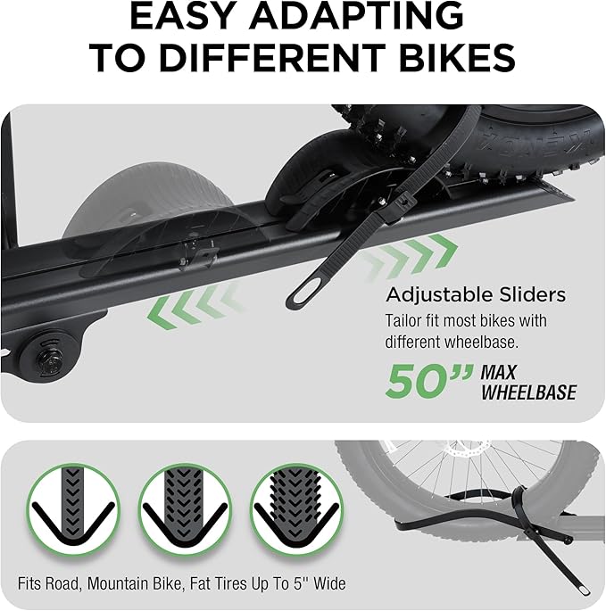 Rockland Aluminum 1-Ebike Rack, 100 lbs Capacity, Single Hitch Mount Electric - Image 5