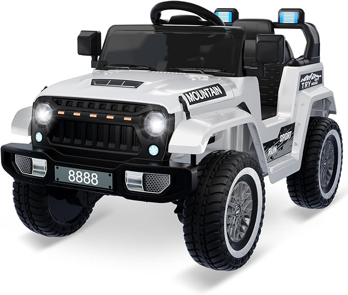 12V Kids Ride on Truck Car, w/Parent Remote Control, Twin 35w Motors, 3 Speeds by Patikuin