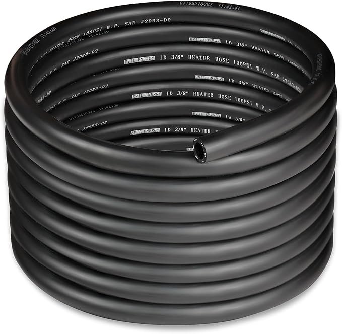 EVIL ENERGY 3/8" Heater Hose Coolant Radiator Straight 100PSI SAE 20R3 20FT by EVILENERGY
