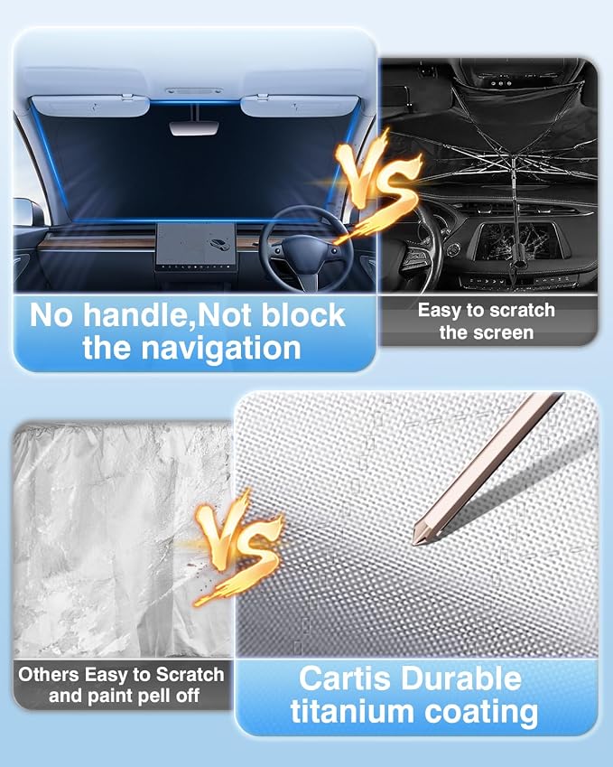 2024 New 5-Layer Windshield Sun Shade Custom Fit - Image 5