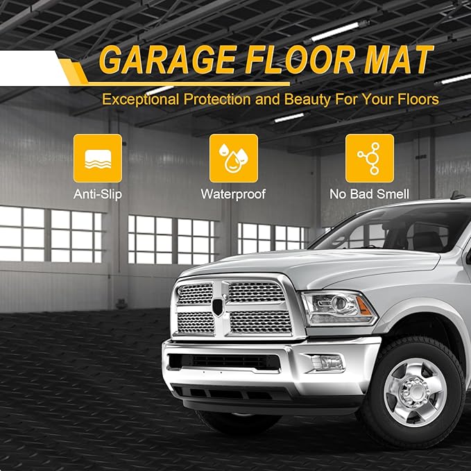 7.5x18 FT Garage Floor Mat, Flooring Roll - Image 3