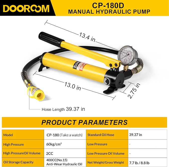 CP-180 Hydraulic Hand Pump - Image 2