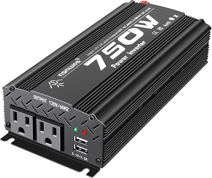 12V to 110V Inverter - 750W Car Inverter by TVNIKDPOWERINVERTER