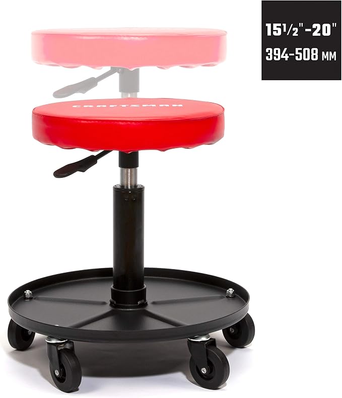 Craftsman CMXZSAJ93382 Adjustable Height Rolling Creeper Stool - Image 6