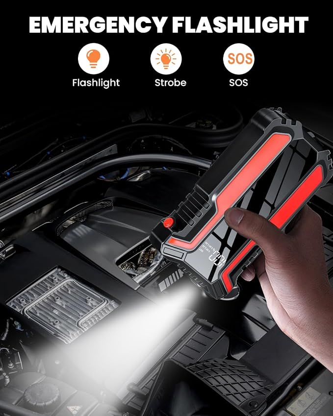 Car Jump Starter 3000A, Car Battery Jump Starter - Image 5
