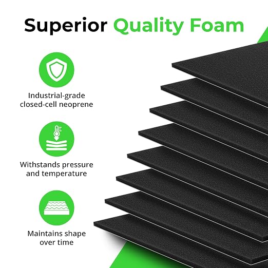 XCEL Anti Vibration Pads Furniture Pads Self Stick Versatile Adhesive Foam - Image 5