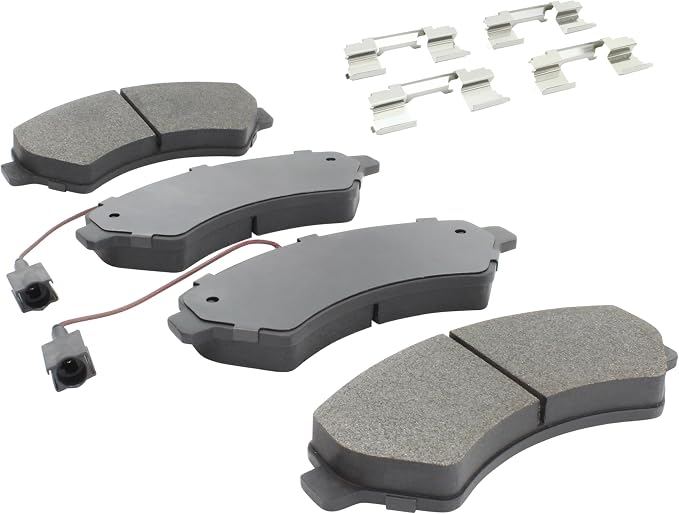 Premium Semi-Metallic Front Brake Pads Compatible - Image 2