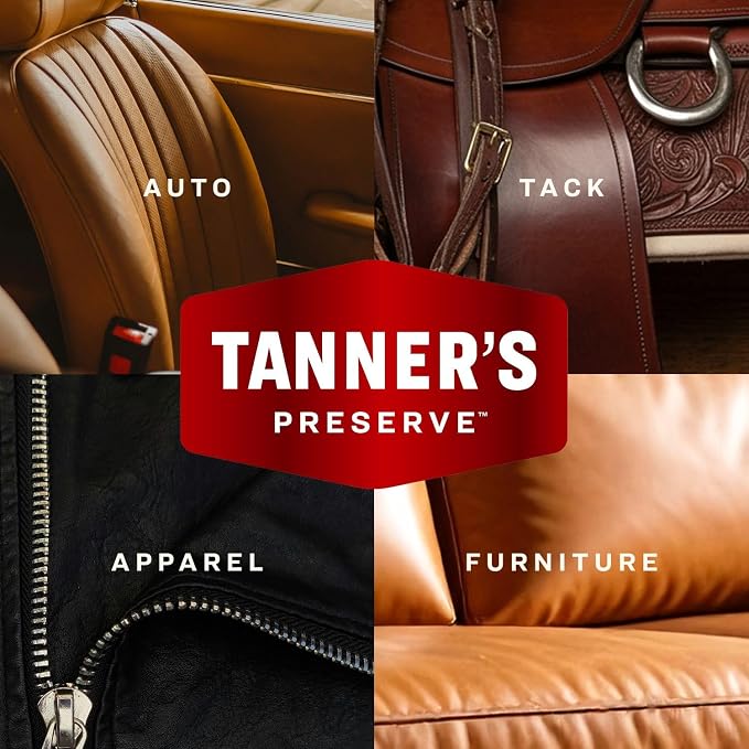 Tanner's Preserve Leather Cleaner, Cleans & Restores Finished Leather, Use - Image 2