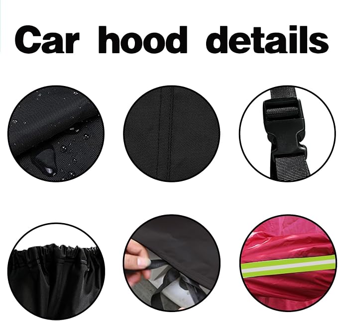 Car Cover for SUV Waterproof All Weather Snowproof UV Windproof Outdoor Full - Image 6