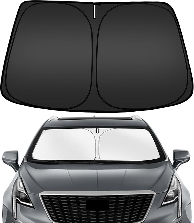ARISMOTOR Windshield Sun Shade for Cadillac XT5 2017-2025, Custom Fit Foldable by ARISMOTOR