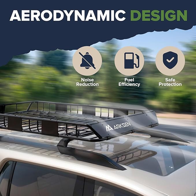 ARKSEN 64 x 39 x 5 Inch Upgrade Universal Roof Rack - Image 2