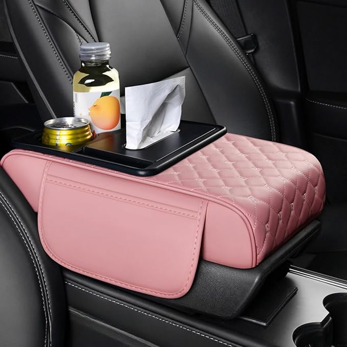 Center Console Cover Organizer, 5-In-1 Arm Rest Cover by STSoleMeT