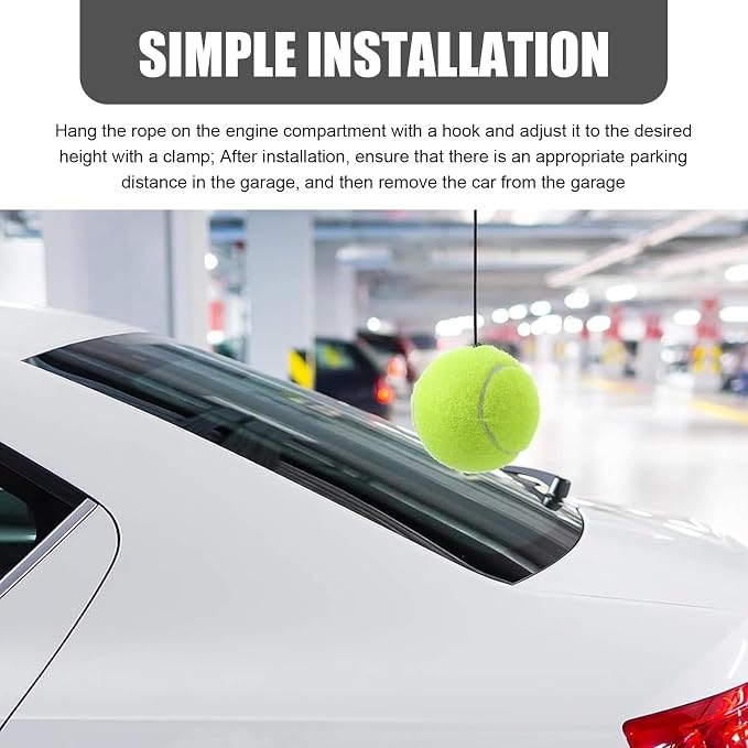 2PCS Garage Tennis Ball Parking Aid, Precise Car Stop Indicator - Image 5