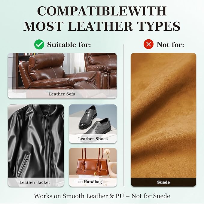 Leather Color Restorer, Leather Recoloring Balm, Scratch Remover, Leather Dye - Image 8