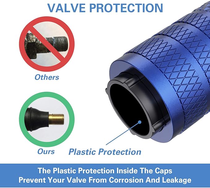 CKAuto Tire Valve Stem Caps, Anodized Aluminum Tire Valve Cap Set, Corrosion - Image 3