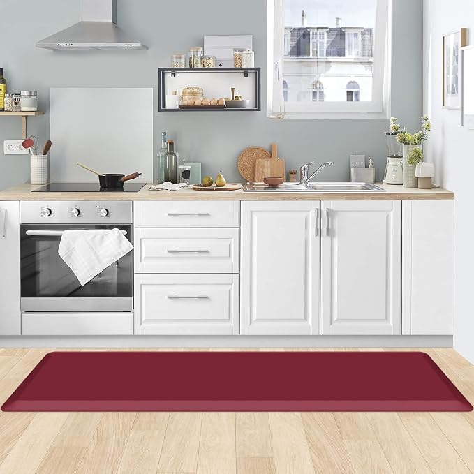 KitchenClouds Kitchen Mat Cushioned Anti Fatigue Kitchen Rug 0.8inch Waterproof - Image 7