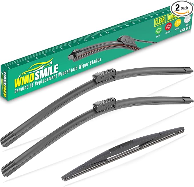 26" 16" 12" Windshield Wiper Blades Replacement by WINDSMILE