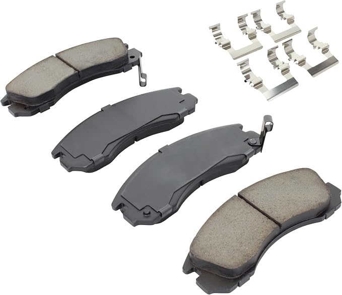 Premium Ceramic Front Brake Pads Compatible - Image 2