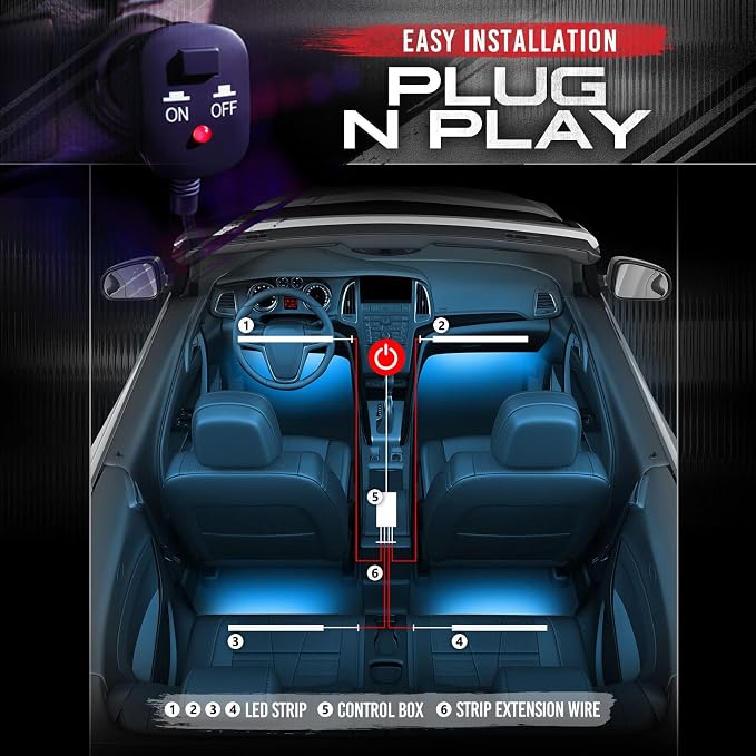 OPT7 Aura Interior Car Lights - Image 4