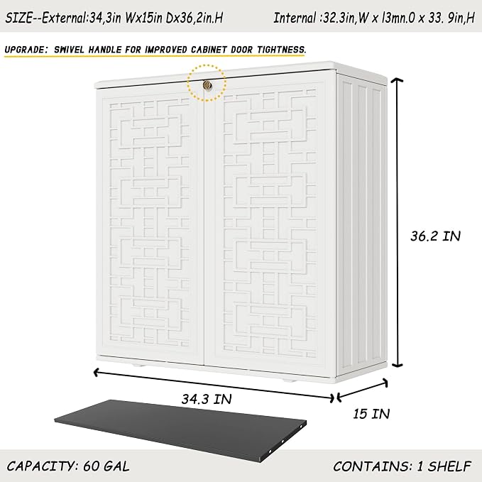 Indoor Outdoor Storage Cabinet Waterproof - Image 3
