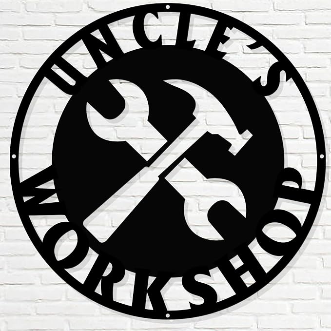 Personalized Papa's Workshop Metal Sign - Image 4