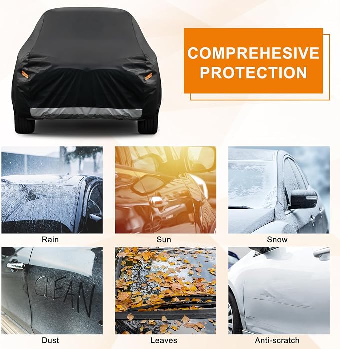 Kayme Truck Cover Custom Fit Dodge Ram 1500 Regular Cab Short Bed. Full - Image 3