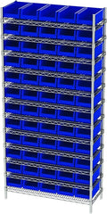 Hudson Exchange 36x14x74, Industrial Wire Shelving Unit by HudsonExchange
